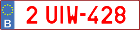 Truck License Plate